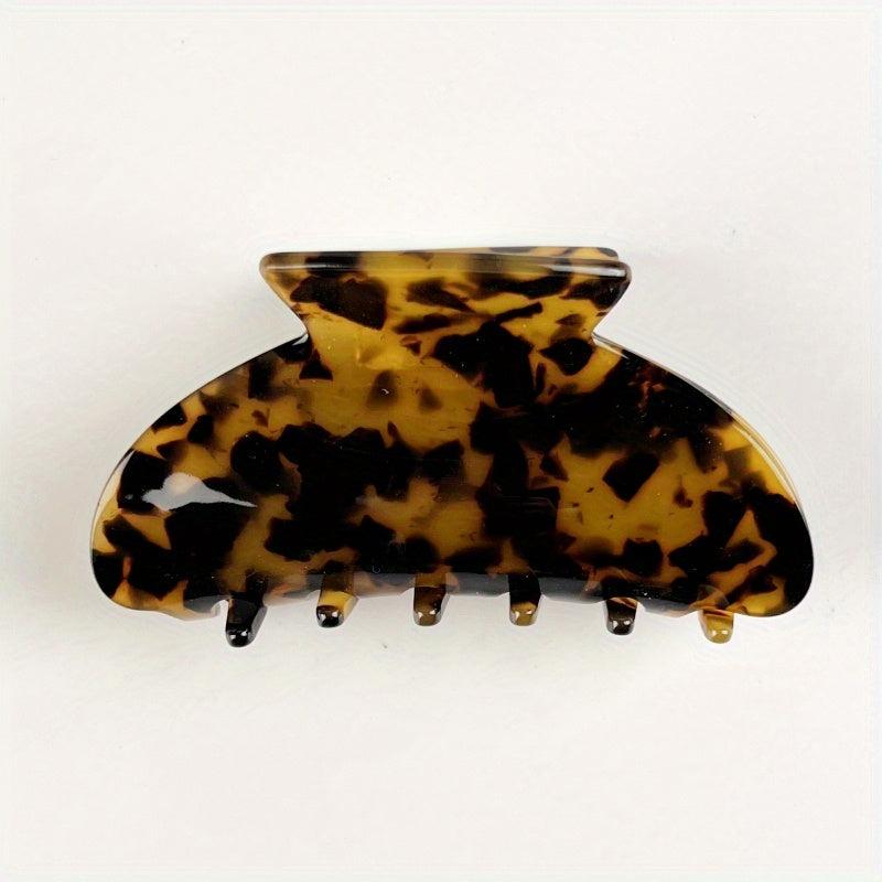 Women's Leopard Pattern Hair Clip Hair Claw Non-slip Hair Accessories