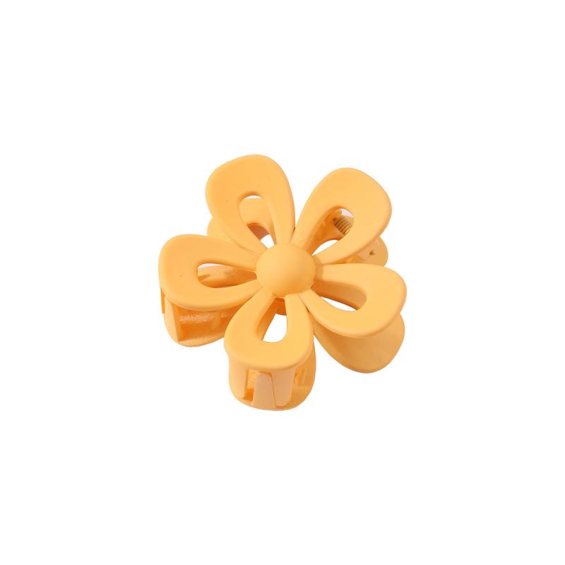 Matte Flower Hair Claw Hollow Shark Claw Hair Clip