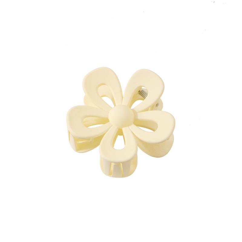 Matte Flower Hair Claw Hollow Shark Claw Hair Clip