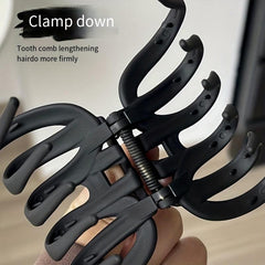 4pcs Frosted Hair Claw Retro Octopus Shape Hair Claw For Women