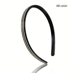 Sparkling Rhinestones Wide Headband for Women