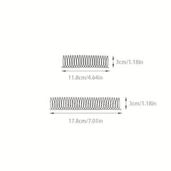 2pcs Elastic Hair Comb Pin Invisible Hair Pin For Side Hair Band Alloy Hairpin