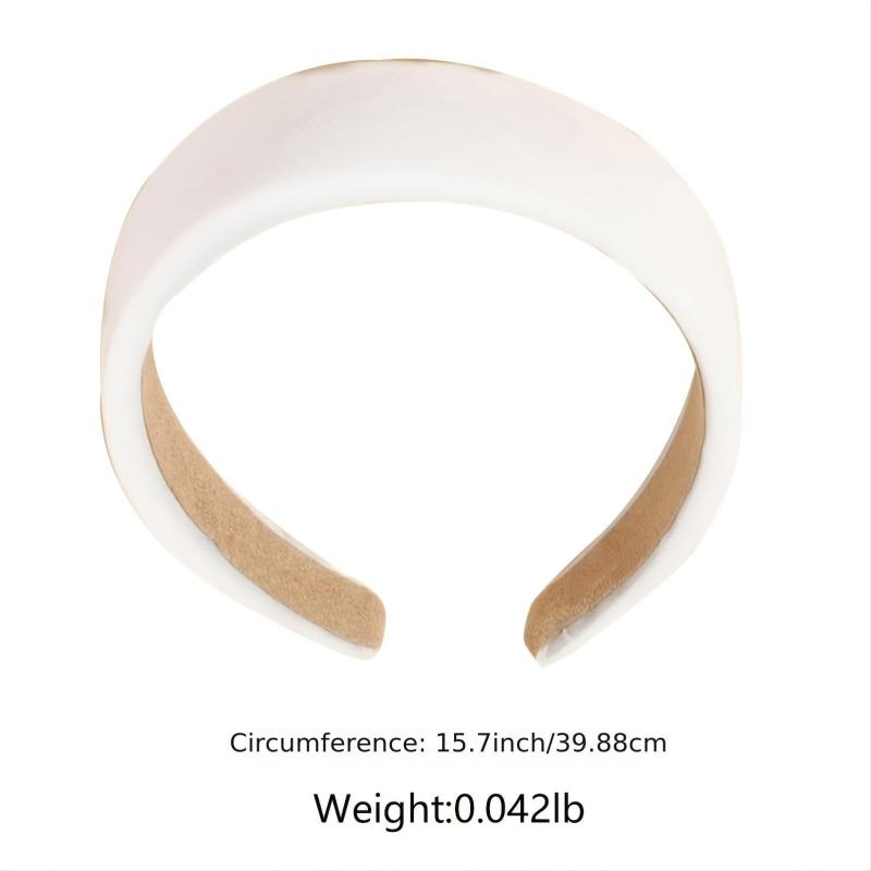 Solid Padded Headband for Women Non-Slip Hair Bands