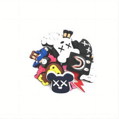 18pcs Cartoon Shoe Charms Detachable Sandal Decoration Accessories Clogs Charm