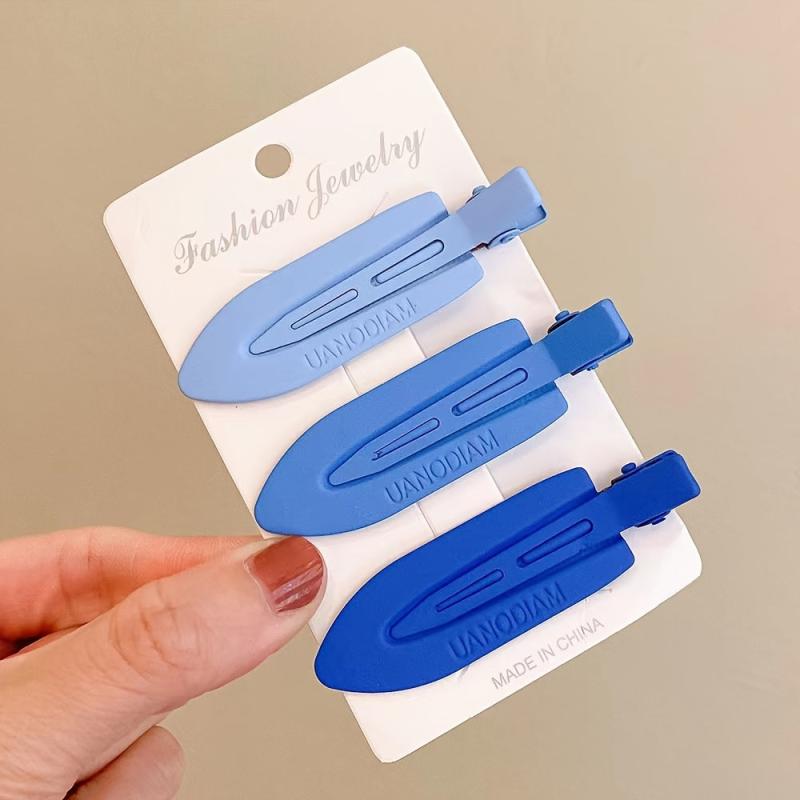18pcs No Bend Hair Clips For Woman Girl Candy Colors