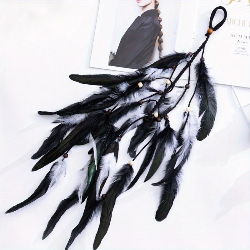 Bohemian Feather Headband Western Style Hair Band Girl's Accessories