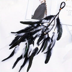 Bohemian Feather Headband Western Style Hair Band Girl's Accessories