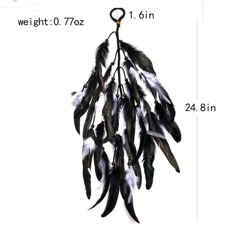 Bohemian Feather Headband Western Style Hair Band Girl's Accessories