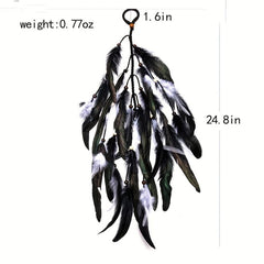Bohemian Feather Headband Western Style Hair Band Girl's Accessories