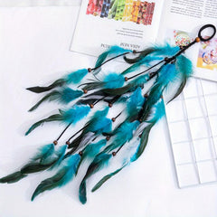 Bohemian Feather Headband Western Style Hair Band Girl's Accessories