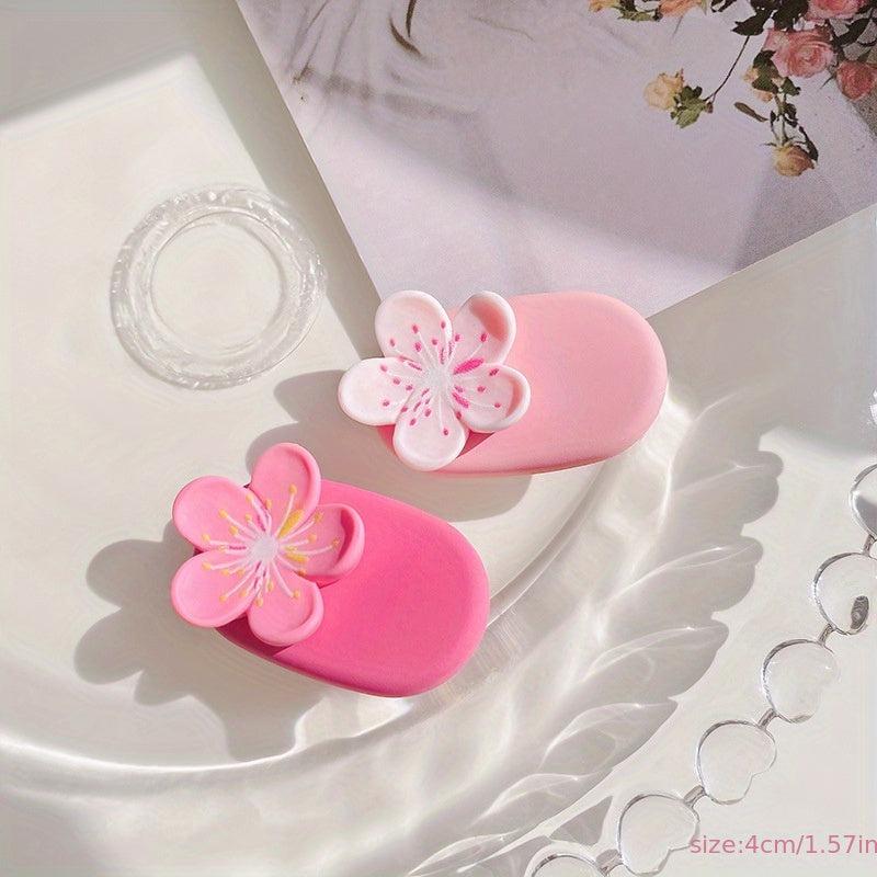 Pink Small Hairpin Girls Hairpin Bangs Clip Side Clip Duck Billed Clip