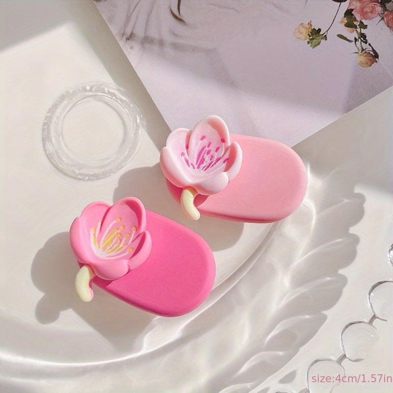 Pink Small Hairpin Girls Hairpin Bangs Clip Side Clip Duck Billed Clip