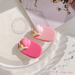Pink Small Hairpin Girls Hairpin Bangs Clip Side Clip Duck Billed Clip