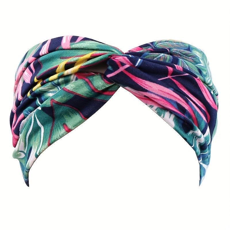Boho Style Cross Knotted 2 Layers Sports Hairband