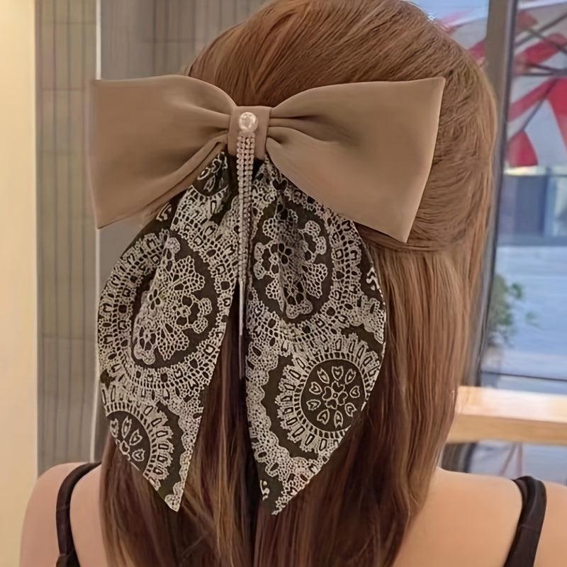 Boho Style Bowknot Hair Clip French Barrette Hair Accessories