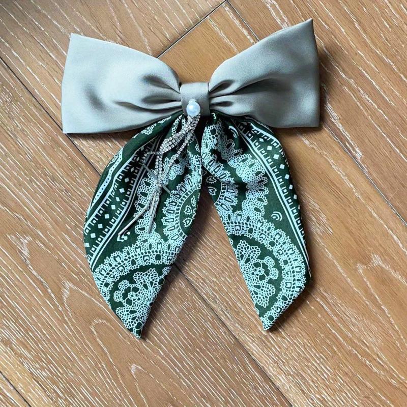 Boho Style Bowknot Hair Clip French Barrette Hair Accessories