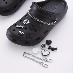 12pcs Cartoon Shoe Charm Sandal Slipper Buckle Set