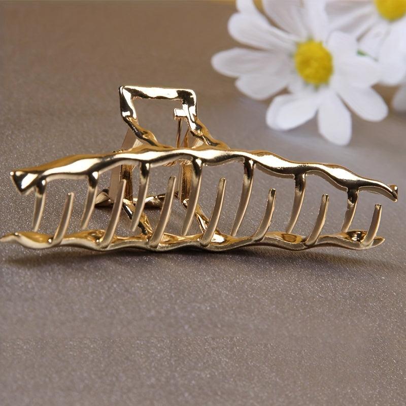 Metal Hair Claw Back Head Ponytail Holder Hair Accessories