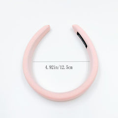 4pcs Colorful Sponge Headband Hair Accessories Women's Headwear