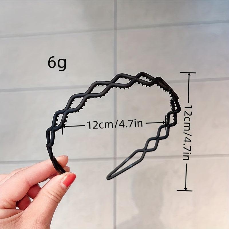 Wavy Headband Sweet Hair Hoop Non-slip Hair Band