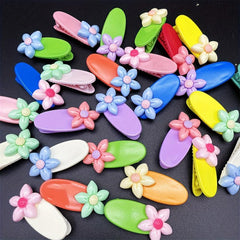 10pcs Flower Hair Clip Barrette Y2K Hair Slides Non Slip Accessory