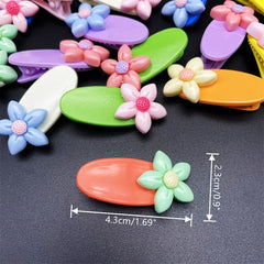 10pcs Flower Hair Clip Barrette Y2K Hair Slides Non Slip Accessory