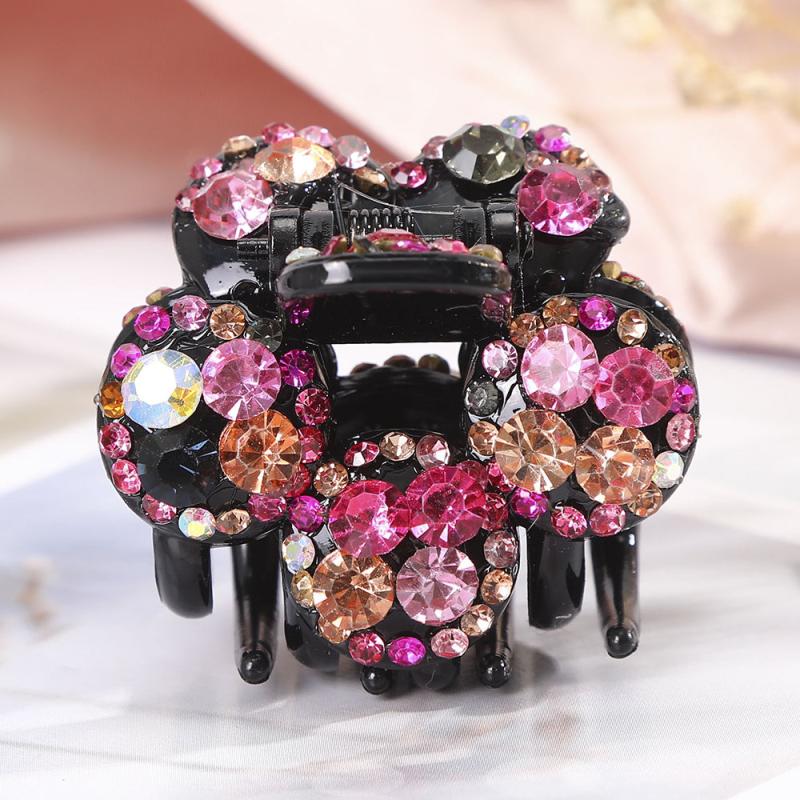 Small Rhinestone Hair Claw Clip Crystal Hairpin Hair Accessories
