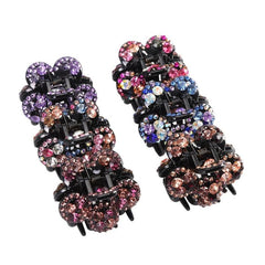 Small Rhinestone Hair Claw Clip Crystal Hairpin Hair Accessories