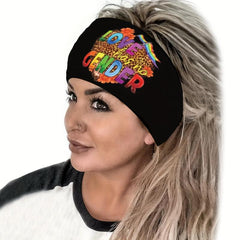 Pride Month Headband Wide Brim Bandana Hip hop Style Hair Band