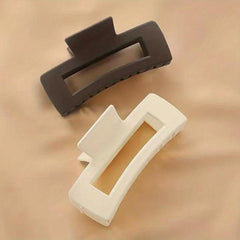 2pcs Large Matte Hair Claw Clips No Slip Big Jaw Colored Thick Hair Women Girls