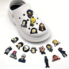 18pcs Cartoon Shoes Charms Sandal Bracelet Wristband Decoration