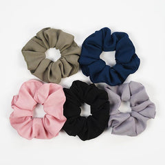 Large Chiffon Scrunchies Hair Tie Ponytail Holder
