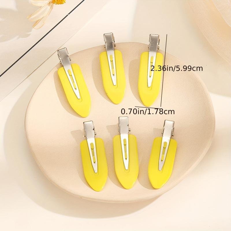 6pcs No Crease Hair Clip for Makeup Skincare Hair Styling