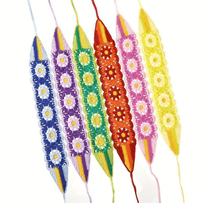 Sunflower Knitting Hair Band Wool Wide Brim Headband Hair Accessories