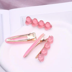 Gradient Duck Billed Heart Hair Clip