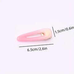 Gradient Duck Billed Heart Hair Clip