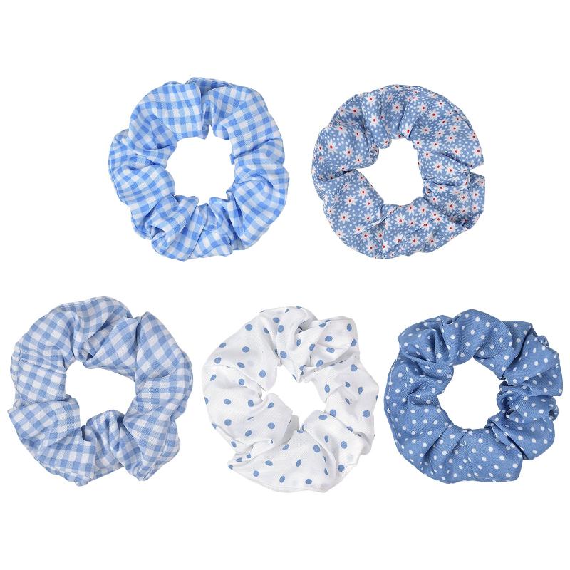 5pcs Hair Scrunchies Elastic Hair Bobbles Hair Ties Ponytail Holder