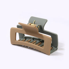 Matte Hair Claw Clips Strong Hold Non-slip Rectangular Jaw Clips