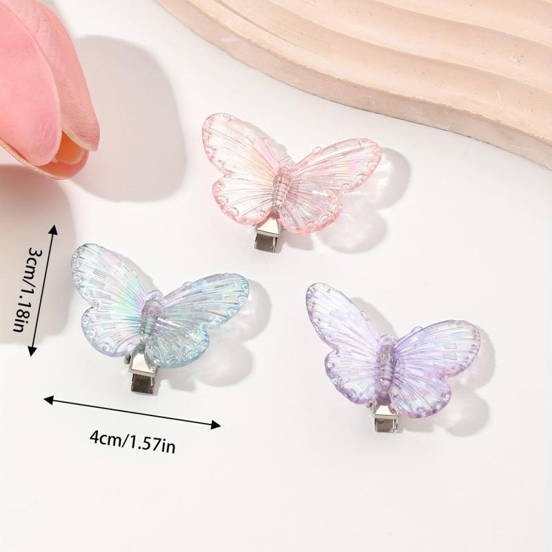 Butterfly Hair Clip Non Slip Side Clip Hair Accessories