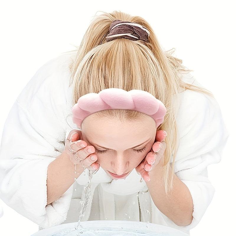 Women's Hairband Towel Velvet Headband Sponge Headband