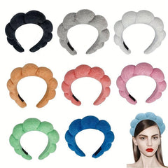 Women's Hairband Towel Velvet Headband Sponge Headband