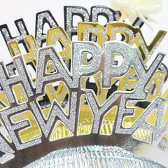 Happy Year Paper Headband Christmas Party Hairbands