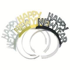 Happy Year Paper Headband Christmas Party Hairbands