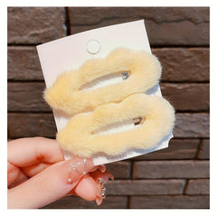5pcs Wavy Hair Clip Alloy Snap Clip - Solid Style