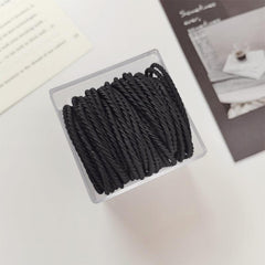 50pcs Hair Tie Elastic Hair Rope Female Hair Band Elastic Hair Ties