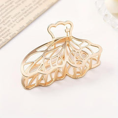 3pcs Butterfly Hair Claw Hollow Out Hair Clip Banana Clip Hair Styling Accessory