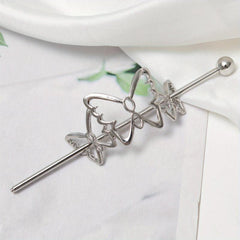 Metal Butterfly Hairpin Hair Stick Headdress Hair Accessories