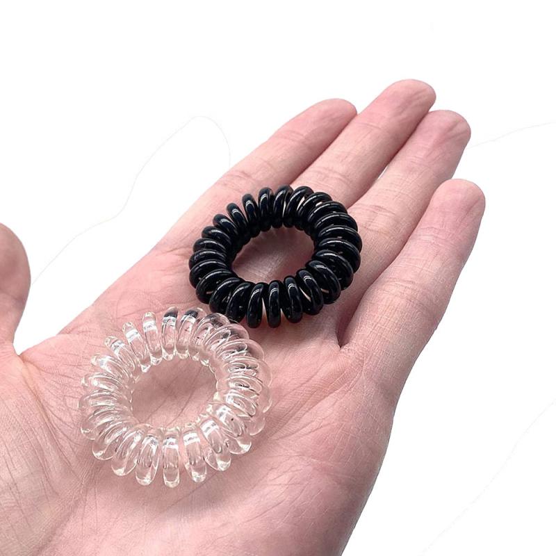 9pcs Spiral Hair Ties For Women Girls Rubber Hair Bands Gum Hair Coils