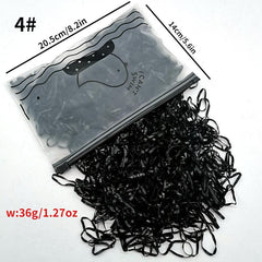 1000pcs Colorful Rubber Hair Ties for Women Girls