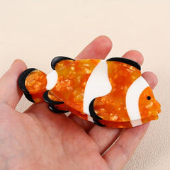 Acetate Ocean Series Hair Clip Clownfish Shaped Hair Clip Hair Accessories